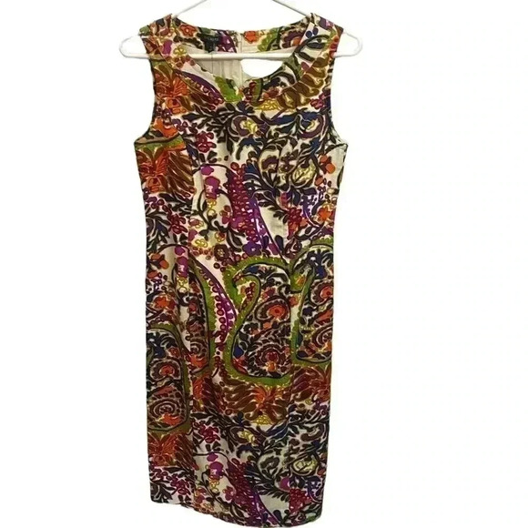NWT Talbots Floral Paisley Sheath Dress - Picture 1 of 6
